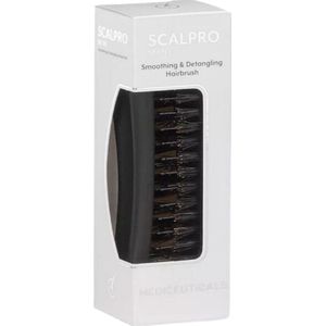 Mediceuticals - Scalpro Hairbrush Mini - Haarborstel - Zwart - Silicone Pinnen