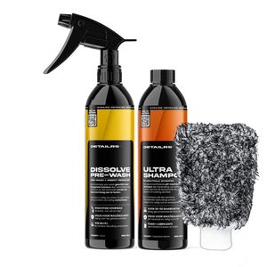 Detailrs™ Essential Wash Kit | Autowas Set | Auto wassen | Shampoo + Pre-wash + Microfiber Washmitt