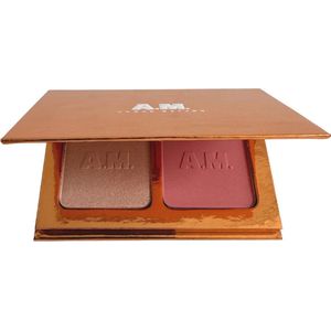 Anouk Matton Cosmetics-Citrine Glow Blush & Highlighter Bronze Gold