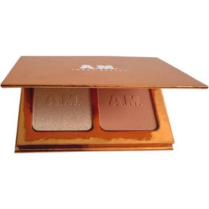 Anouk Matton Cosmetics- Citrine Glow Blush & Highlight Gold