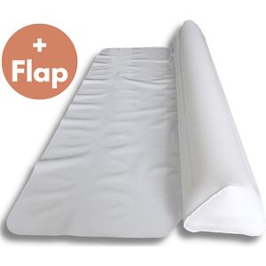 Thuiser Opblaasbare Bedrand met Flap - 120CM - Bedhekjes - Uitvalbescherming - Bedrail - Kinderen - Peuter - Baby - Safety - Bedbeveiliging Beschermer