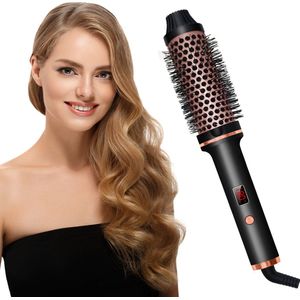 Magic Brush - Keramische Warmteborstel - Ronde Borstel 40MM - LCD Scherm - Volume & Krullen - Haarborstel