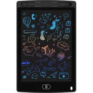 Magisch LCD tekenbord zwart - LCD Schrijftablet kinderen - 8,5 Inch - Grafische tablet - Grafisch tekenen – Digitaal tekenen- Digitaal tekentablet – Schijftablet voor kinderen – Tekenbord - interactief speelgoed - Writingtablet