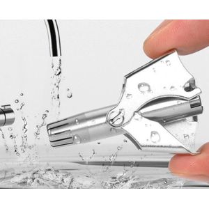 Neustrimmer mannen en vrouwen - RVS Neushaartrimmer - Oorhaartrimmer - Oortrimmer - neushaartrimmer - Vaderdag cadeautje cadeau kado - trimmer