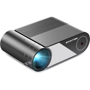 BYINTEK Mini Beamer Smartphone - Mini Beamer - Mini Projector - Mini Beamer Projector - Mini Projector Smartphone - Zwart