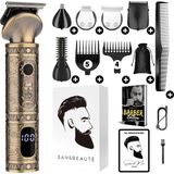 SANSBEAUTÉ Tondeuse - Goud - 6-in-1 - Met LED-display