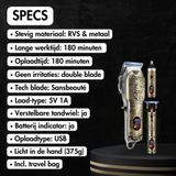 Sansbeauté - 4-in-1 Tondeuse - Draadloos - Professionele Haartrimmer - Kappersset