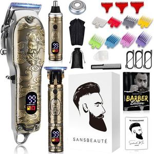 Sansbeauté - 4-in-1 Tondeuse - Draadloos - Professionele Haartrimmer - Kappersset