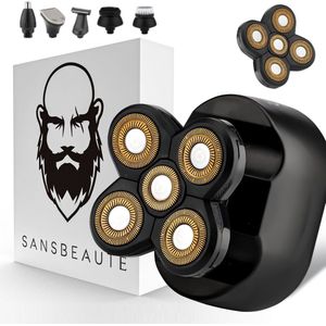 Sansbeauté - Skull Sharp Classic - Scheerapparaat - Elektrisch - 6-in-1 - Draadloos