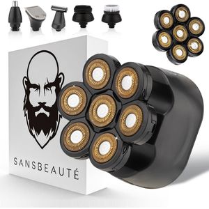 Sansbeauté - Skull Sharp Classic - Scheerapparaat - Elektrisch - 6-in-1