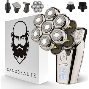 Sansbeauté - Skull Sharp PRO MAX - Scheerapparaat - Elektrisch - 6-in-1