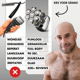 Sansbeauté - Skull Sharp PRO Magnetic - Scheerapparaat - Draadloos - 6-in-1