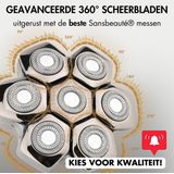 Sansbeauté - Skull Sharp PRO Magnetic - Scheerapparaat - Draadloos - 6-in-1