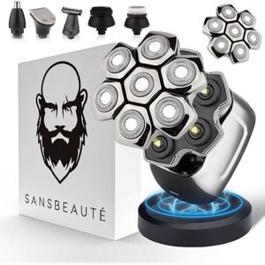 Sansbeauté - Skull Sharp PRO Magnetic - Scheerapparaat - Draadloos - Nat & Droog