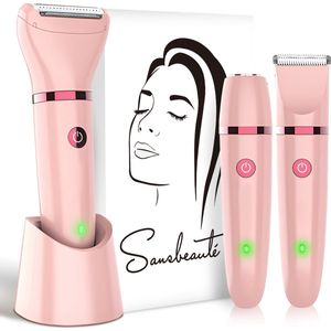 Sansbeauté - 3-in-1 Ladyshave - Scheerapparaat - USB Oplaadbaar - Vrouw