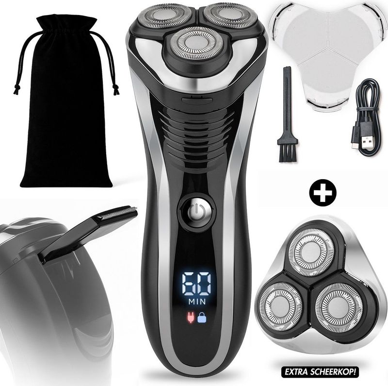 Sansbeaute - S1111 - 2-in-1 Scheerapparaat - Nat & Droog - Elektrisch - Waterproof