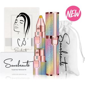 Sansbeauté - Gezichtsontharing - Wenkbrauw Trimmer - Safety Razor - Pijnloos