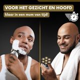 Sansbeauté - Skull Sharp Platinum - Scheerapparaat - Elektrisch - 6-in-1