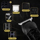 Sansbeauté - Tondeuse Baardtrimmer - Goud - Waterproof - LED-Display