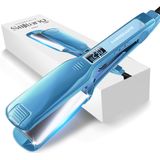 Sansbeauté - 2-in-1 Stijltang - Blauw - Titanium Platen