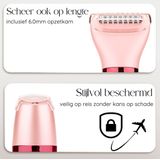 Sansbeauté® 2-in-1 Ladyshave - Scheerapparaat - Pink Edition - Waterproof - USB Oplaadbaar