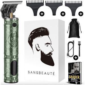 Sansbeauté - Buddha Trimmer - Draadloze Tondeuse - Zwart - T-Blade