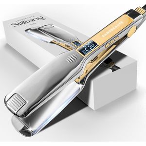 Sansbeauté - 2 in 1 Stijltang - Zwart - ION Technologie