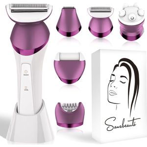 Sansbeauté® 6-in-1 Ladyshave - Scheerapparaat - USB Oplaadbaar