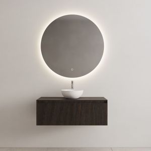 Gliss Design Timotheus badmeubel met ribbelfront 120cm charcoal
