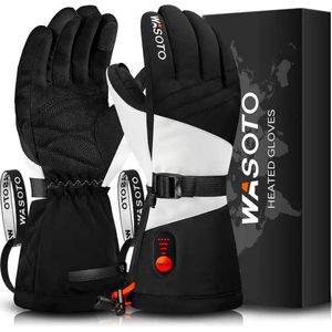 Wasato - verwarmde handschoenen Maat L - handschoenen verwarmd - Eletrische handschoenen met app - handschoenen met verwarming - elektrische handwarmer - nieuwe laders toegevoegd!
