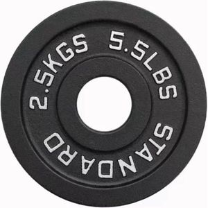 Standard Barbell Gewichtsschijf 2.5KG - Halterschijven 50mm - Gewichtsplaat - Weight Plate - Halterschijf