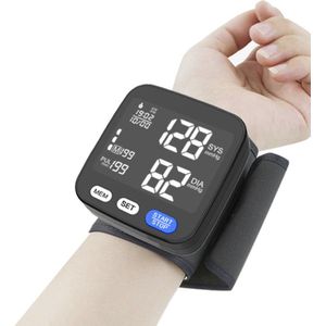 Alphamed Digitale bloeddrukmeter - Pols - Hartslagmeter - LCD Scherm - Blood Pressure Monitor