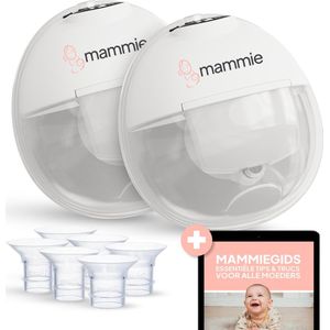 MAMMIE Dubbele Draadloze Elektrische Borstkolf - met Timerfunctie - Handsfree & Draagbaar - BPA vrij