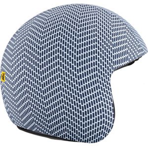 TOF - Zig Zag Dark Blue - Losse Skin - Lycra - Waterbestendig