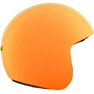 TOF SKIN - Neon Orange - losse Skin - LET OP: Past alleen op een TOF BASE HELM (Scooter helm - Brommer helm - Motor helm - Jethelm - Fashionhelm - Retro helm)