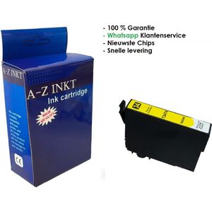 AtotZinkt Compatible inkt cartridge voor Epson 34 / 34 XL Y| 1 x Yellow gele cartridge voor Epson WorkForce Pro WF-3720, 3720 -DWF, WF-3725-DWF