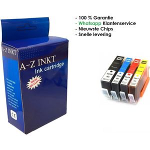 AtotZinkt premium huismerk Inkt cartridges Geschikt voor HP 364XL / 364 | Multipack van 4 stuks Geschikt voor HP Photosmart 5510 - 5514 - 5515 - 5520 - 5522 - 5524 - 5525 - 6510 - 6520 ,6525 - 7510 - 7520 - B109n - B110 - B209a - B210 - B8550 - C5380