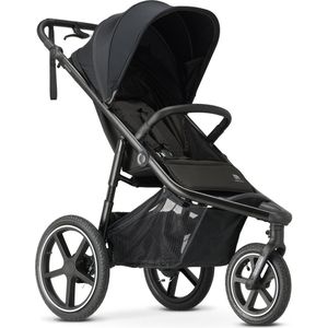 Deryan - Bolt - Jogging Buggy - Zwart - Inclusief Muggennet en Pomp