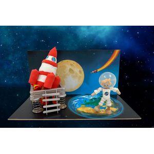 Knutselpakket De Kleine Astronauten (bekend van André Kuipers) - knutselen voor kinderen - Knutselactiviteit - Knutselen - Zelf maken - DIY knutselen - Knutselen meisjes - Knutselen jongens