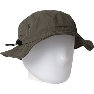 Safari bucket hat - mybuckethat - groene bucket hat - vissershoedje groen - katoen - zonnehoed - regenhoed - jungle bucket hat - omkeerbaar