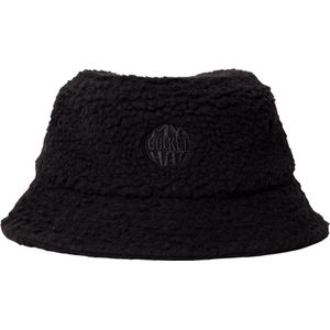 Teddy bucket hat zwart - Fluffy bucket hat Onyx - Winter hoed dames en heren - Fur bucket hat - Teddy hoedje - Mybuckethat