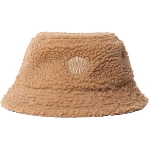 Teddy bucket hat bruin - Fluffy bucket hat Grizzly - Winter hoed dames en heren - Fur bucket hat - Teddy hoedje - Mybuckethat