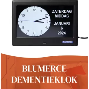 OER - Demensklok - Versie 2025 - Digitale en analoge weergave