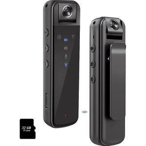 Narvie Clip Mini Verborgen Camera - 32GB - Zwart