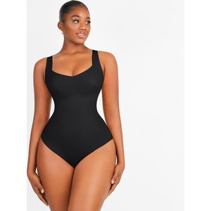 Seamless Bodysuit Shapewear - Mouwloos - zwart - S