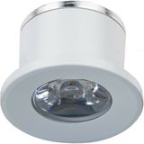 Voordeelpak LED Veranda Spot Verlichting 6 Pack - Velvalux - 1W - Warm Wit 3000K - Inbouw - Dimbaar - Rond - Mat Wit - Aluminium - Ø31mm