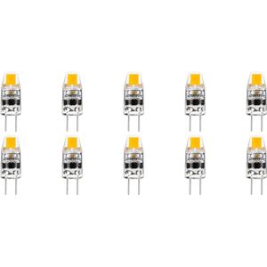 LED-Lampe 10er Pack - G4-Fassung - Dimmbar - 2W - Warmweiß 3000K | Ersetzt 20W