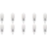 Voordeelpak LED Lamp 10 Pack - Velvalux - G4 Fitting - Dimbaar - 2W - Helder/Koud Wit 6000K - Melkwit - 12V Steeklamp | Vervangt 20W