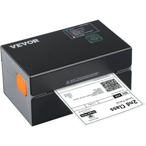 Vevor® Labelprinter - Bonprinter - Kassabonprinter - Kassa Printer - Bluetooth + USB - 300DPI - 150 mm/sec - verzendlabelprinter - Zwart