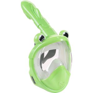 Atlantis Full Face Mask Frog - Snorkelmasker - Kinderen - Groen